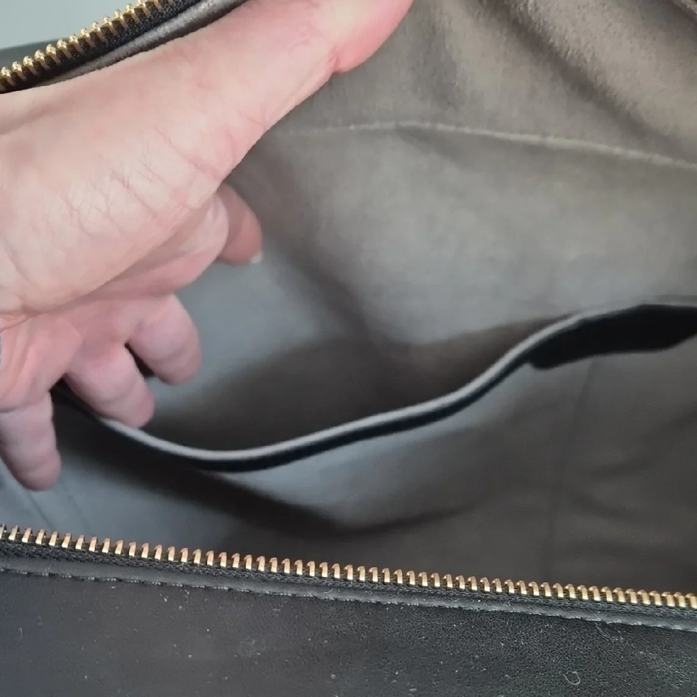 Stella McCartney Alter Nappa Black Star Embossed Overnight Duffel - Picture 17 of 17